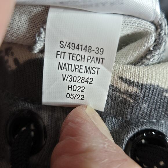 GapFit Pants Kids Medium Gray Nature Mist Fit Tech Joggers Zip Pockets Casual - Picture 10 of 12